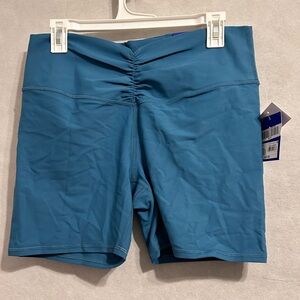 Joy lab biker shorts Blue Women's SIZE LARGE WORKOUT YOGA GYM STYLISH SHORTS